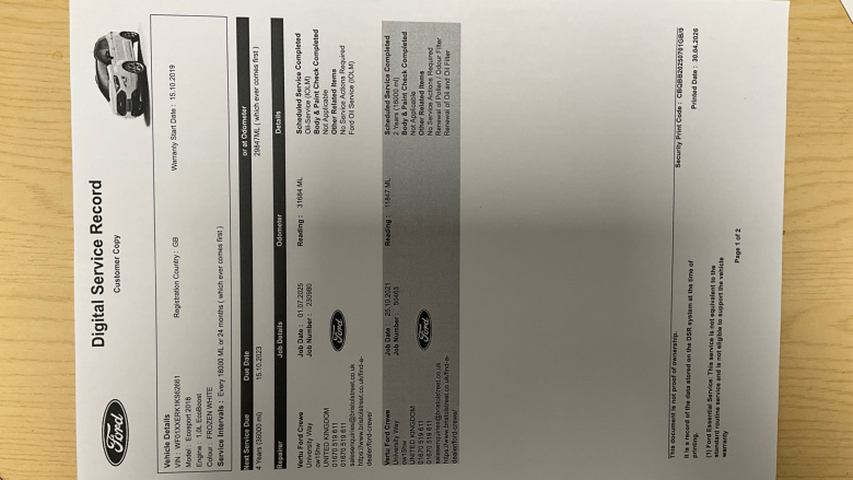 Ford EcoSport 1.0 EcoBoost 125 ST-Line 5dr Petrol Hatchback